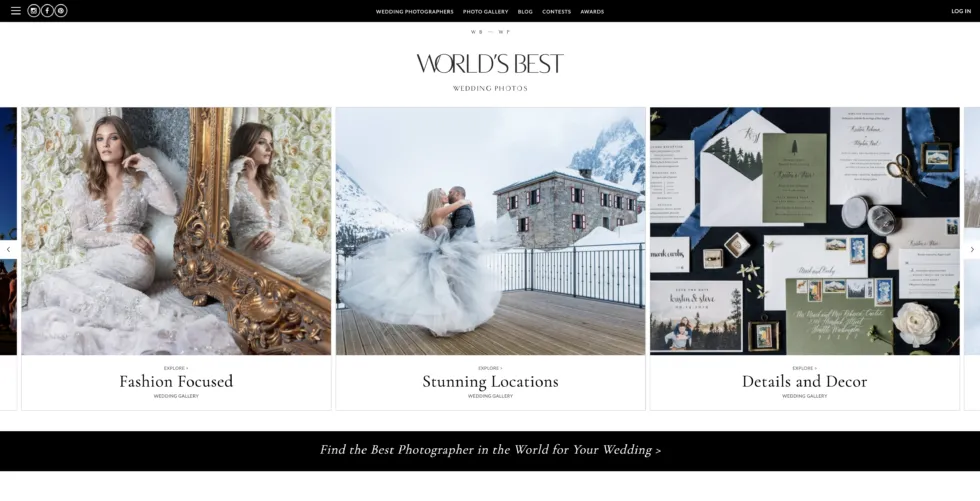 worlds best wedding photographer stunning glacier Chamonix 