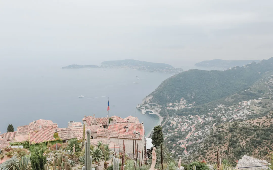 Eze wedding overlooking French Riviera