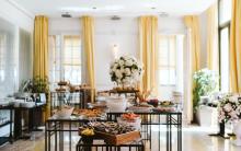 brunch spread destination weddings France royal riviera