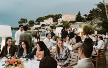 welcome dinner happy guests destination wedding must do's south of France 