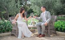 gorgeous couple elope for their destination wedding with haute wedding france