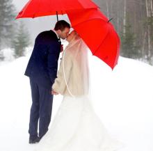 winter wedding destination French alps wedding