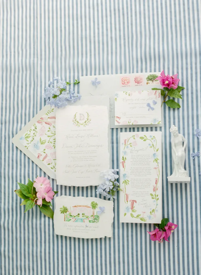 Villa Ephrussi de Rothschild Wedding luxury wedding invites destination wedding France