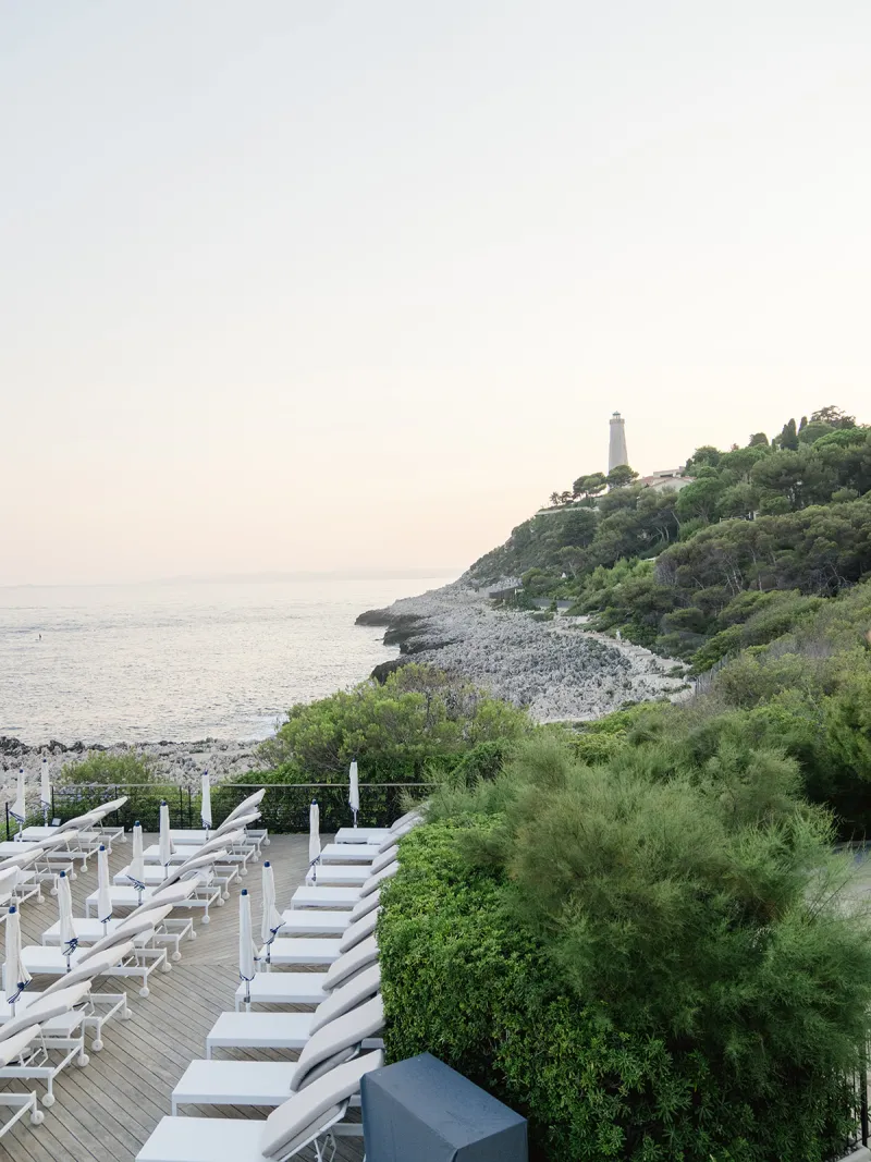 Grand-Hôtel du Cap-Ferrat French Riviera seaside luxury wedding reception venue beach club cliffs